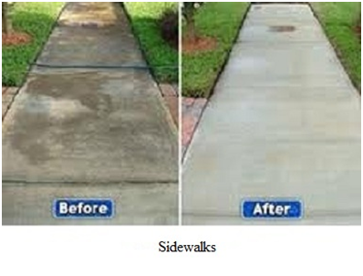 sidewalks pressure washing naperville