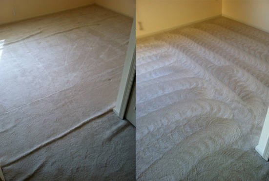 carpet repair before and after carpet cleaning in